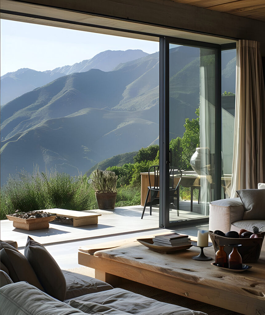 Θέα στο βουνό και καλοκαιρινές δραστηριότητες