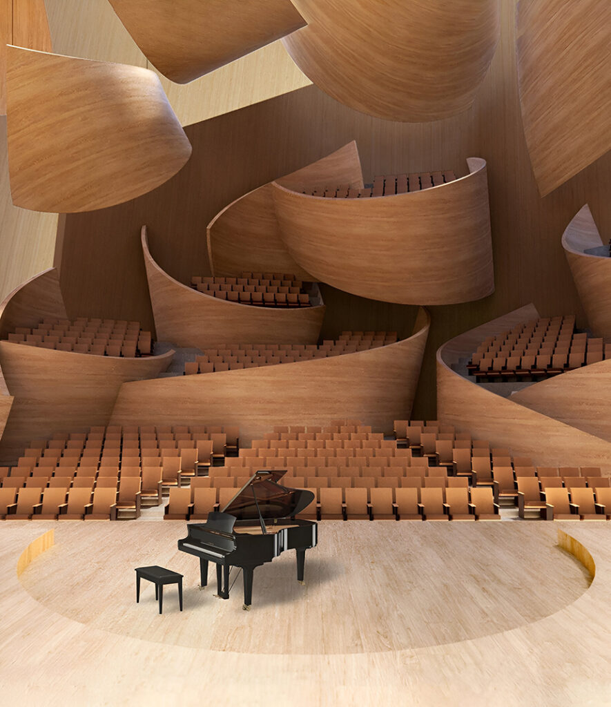 Οπτική αναπαράσταση του μουσικού ρυθμού σε αρχιτεκτονική μορφή